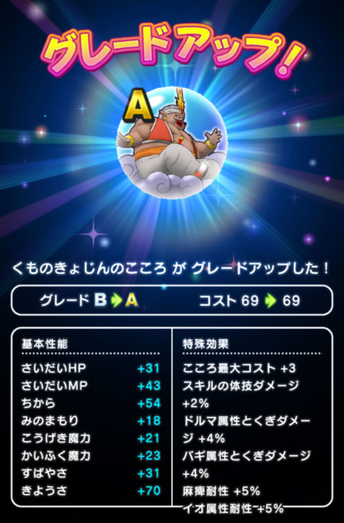 くものきょじんのこころをアップグレード